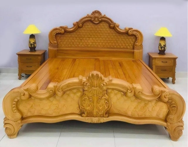 Giường Ngủ Gỗ Đồng Kỵ 04