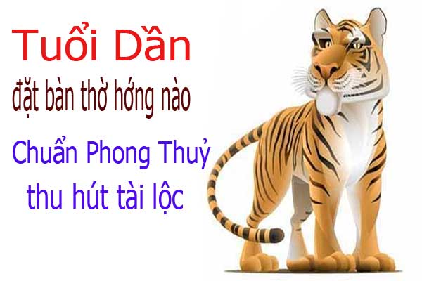 Hướng Đặt Bàn Thờ Hợp Phong Thủy Cho Gia Chủ Tuổi Dần